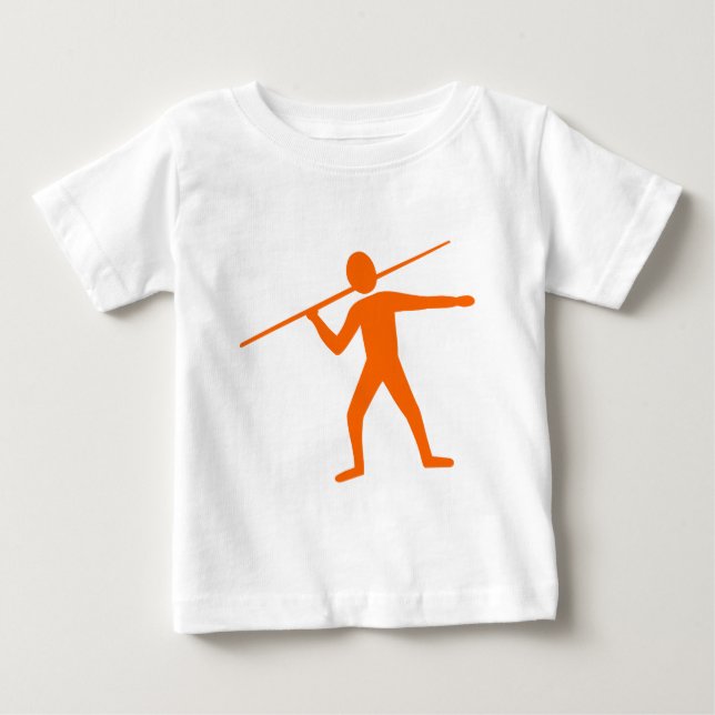 Javelin Trower - Orange Tee Shirt (Framsida)