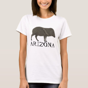 Javelina ARIZONA Desert Vild Djurens krökaraktär T Shirt