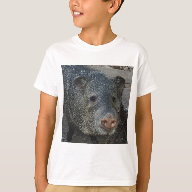 Javelina eller Peccary Tee (Framsida)
