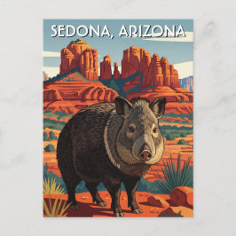 Javelina i Sedona Arizona Travel Lodrät Vykort