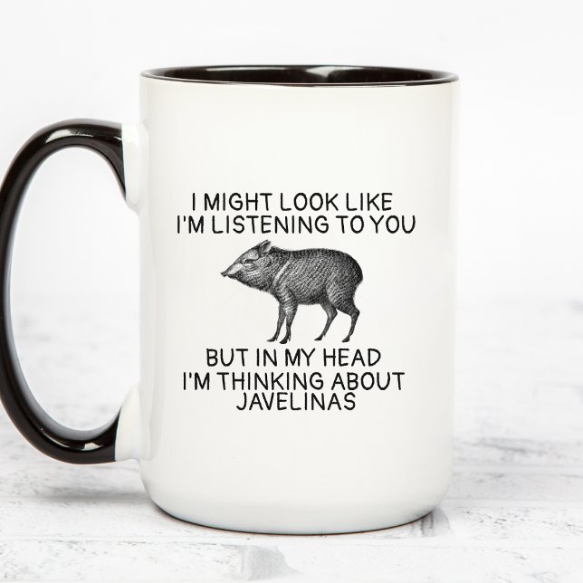 Javelina Mug, Peccary Gifts, Funny Javelina Coffee Mugg (Skapare uppladdad)