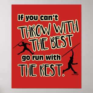 Javelinkast med den Bäst affischen Poster
