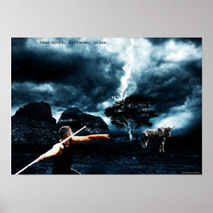 Javelinursprungaffisch Poster