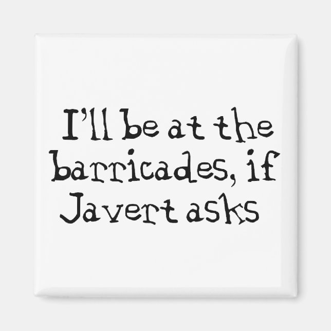 Javert Les Miserables Magnet (Framsidan)