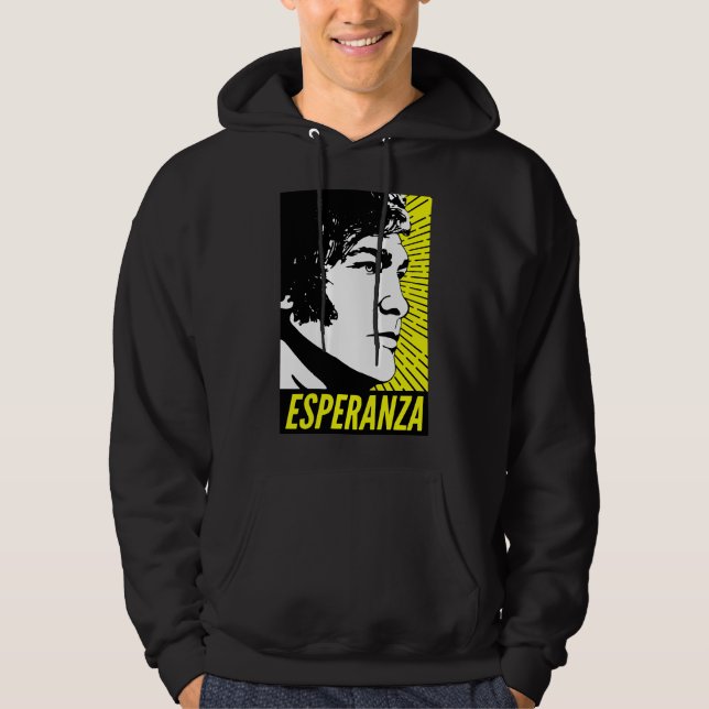 Javier Milei Esperanza Poster Hoodie (Framsida)