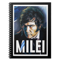 Javier Milei Presidente Cuaderno Carpeta Notebook