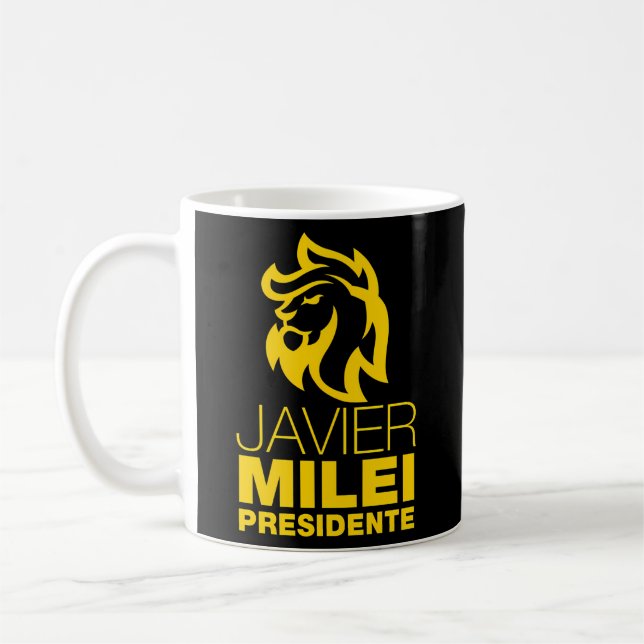 Javier Milei Presidente Kaffemugg (Vänster)