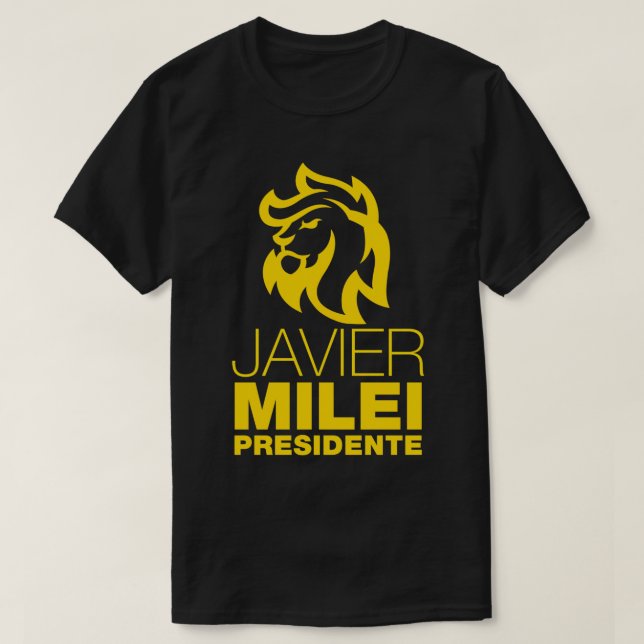 Javier Milei Presidente T Shirt (Design framsida)