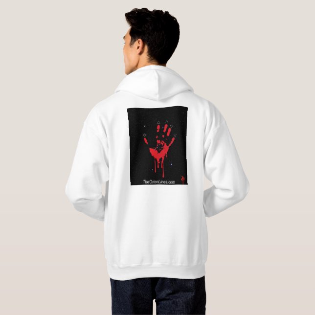 jävla handtryckshova hoodie (Hel baksida)
