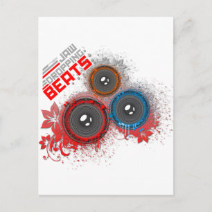Jaw Dropping Beats - Music DJ Graffiti Urban Vykort
