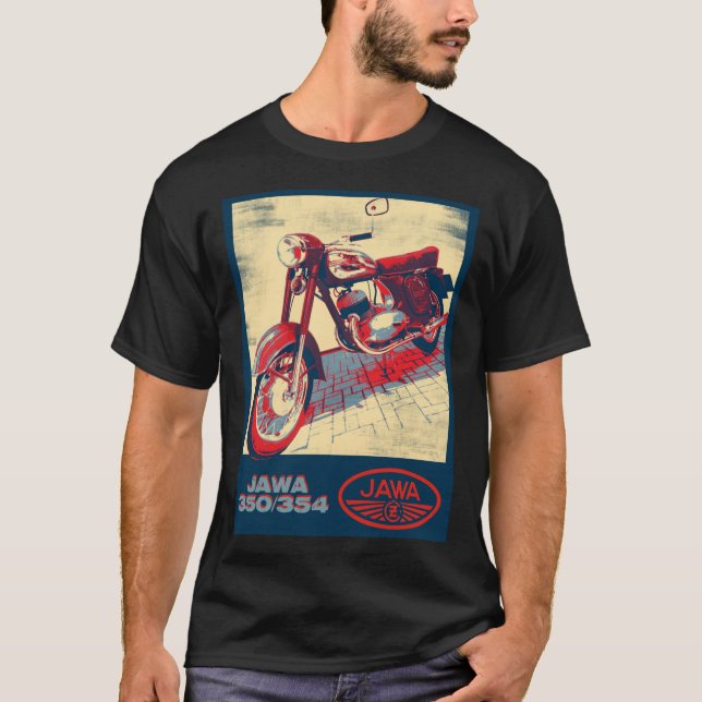 JAWA 350, 354-1956 Classic T-Shirt (Framsida)
