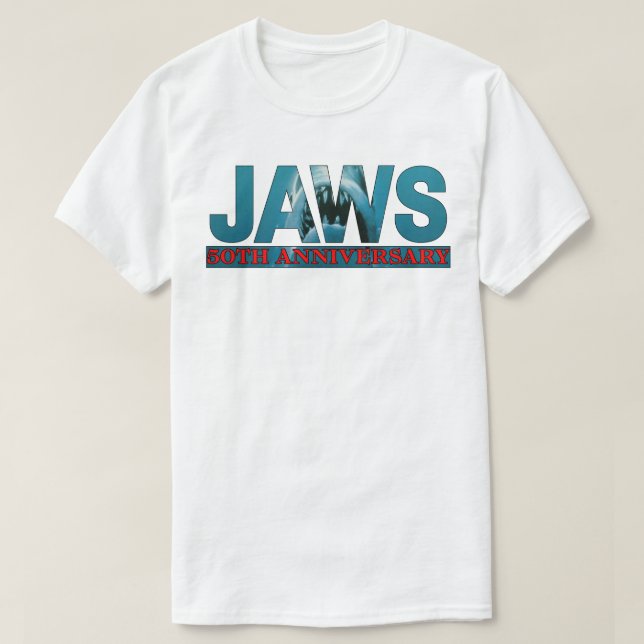 JAWS 50-årsdagen T Shirt (Design framsida)