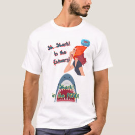 JAWS 50:e haj i damflickan T Shirt