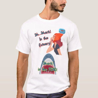 JAWS 50:e haj i damflickan T Shirt