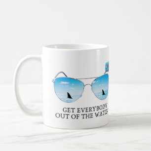 JAWS 50:e väg ut ur Vatten! Kaffemugg