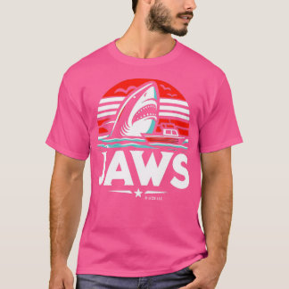 JAWS Attacking Boat T Shirt