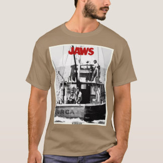 Jaws film retro födelsedagspresenter officiellt li t shirt