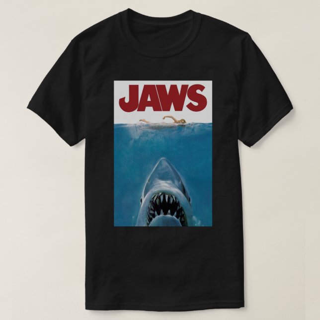 Jaws Fläkt tillverkade klassisk t-shirt (Design framsida)