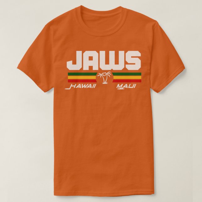 Jaws Maui Big Wave T Shirt (Design framsida)
