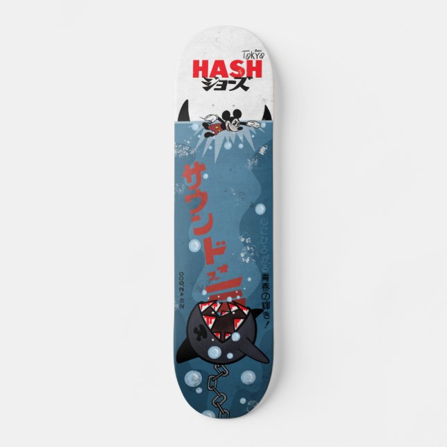 JAWS MINI SKATEBOARD BRÄDA 18,5 CM (Framsida)