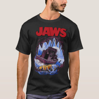 Jaws Mouth View of Orca Poster Stil T Shirt