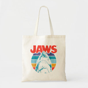 Jaws Retro Färg Shark Rainbow Logotyp Tygkasse