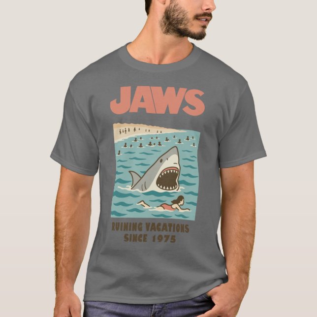 Jaws Ruining Vacation Since T Shirt (Framsida)