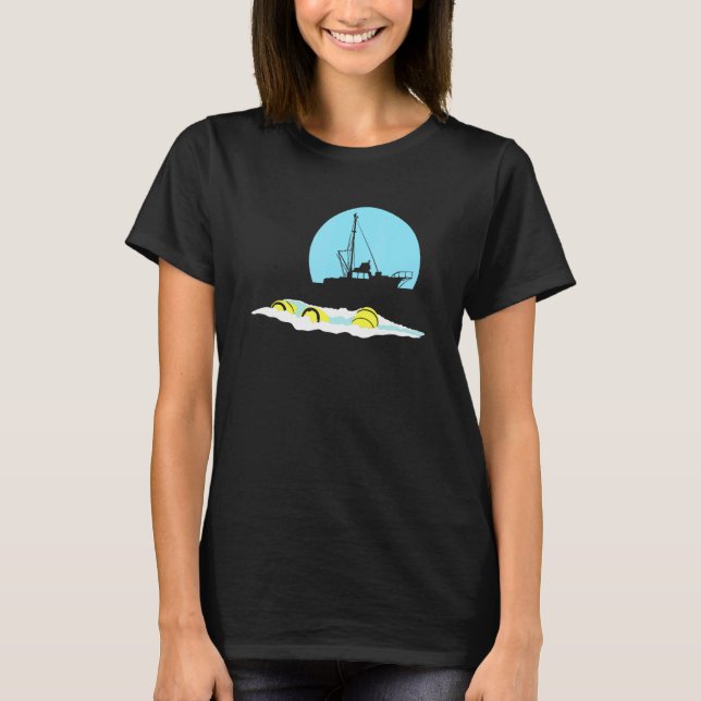 Jaws The Orca T Shirt (Framsida)