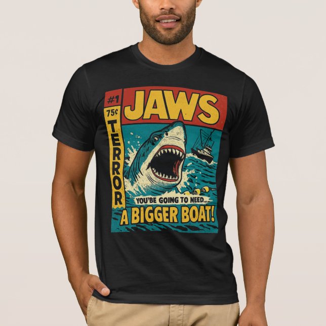 Jaws you’re going to need a bigger boat  t shirt (Framsida)