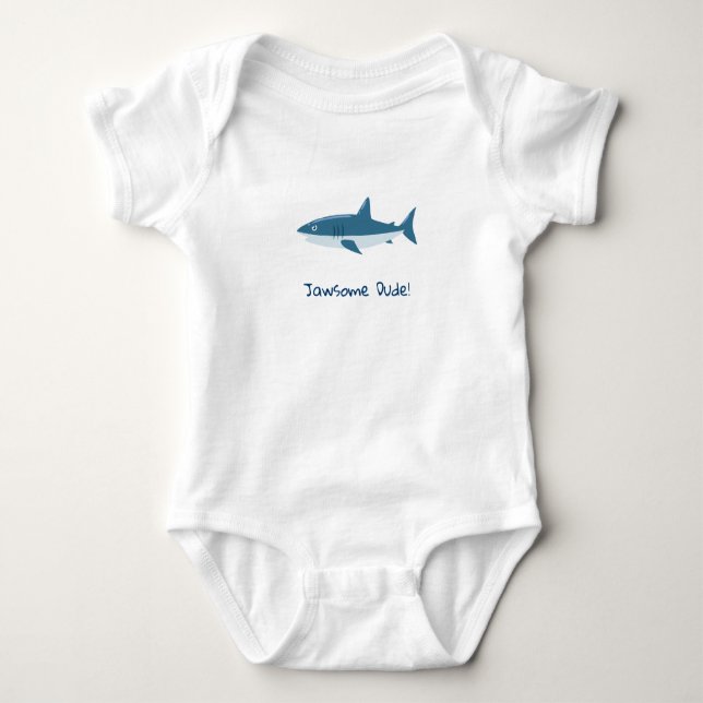 Jawsome Dudehaj Tee (Framsida)