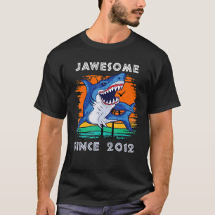 Jawsome Fantastisk sedan 2012 Sharks Sea Ocean Flä T Shirt