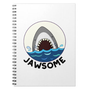 Jawsome Funny Shark Teeth Pun Anteckningsbok