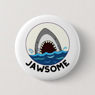 Jawsome Funny Shark Teeth Pun Knapp