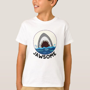 Jawsome Funny Shark Teeth Pun T Shirt