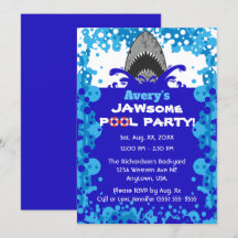 Jawsome Shark ThMeLED Bassäng Party Birthday