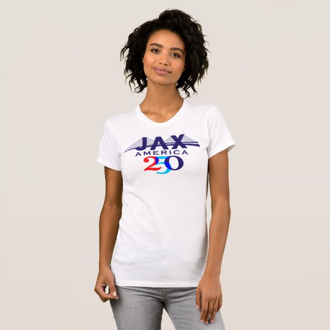 Jax America 250 T-shirt (Ljus) (Hel framsida)
