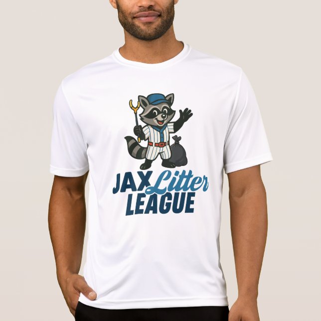Jax Litter League Sport-Tek T-Shirt (Framsida)