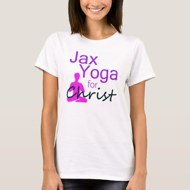Jax Yoga för Kristus T-shirt (Framsida)