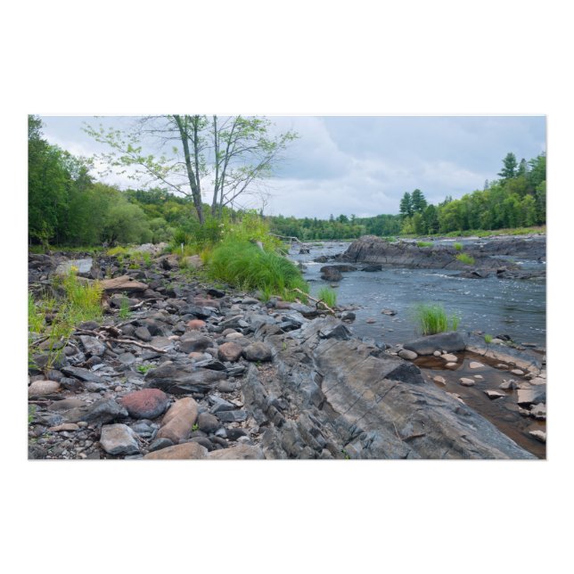 Jay Cooke State Park och River Fototryck (Framsidan)