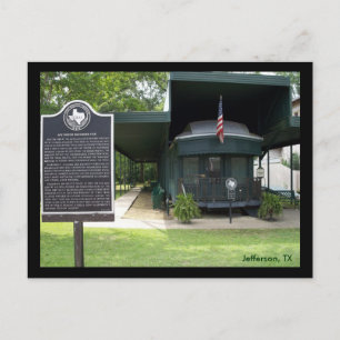 Jay Gould's Railroad Car Vykort