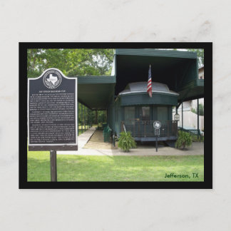 Jay Gould's Railroad Car Vykort