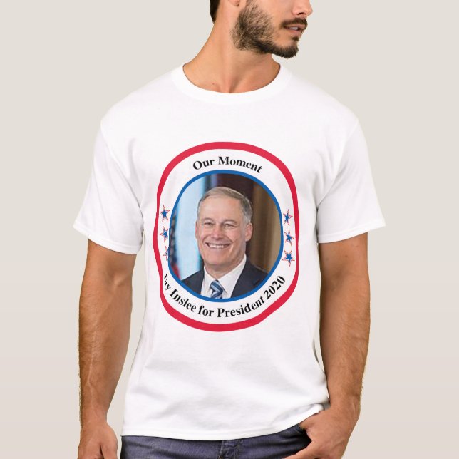 Jay Inslee T Shirt (Framsida)