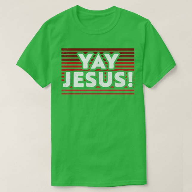Jay Jesus Christian TShirt som firar Jesus T Shirt (Design framsida)