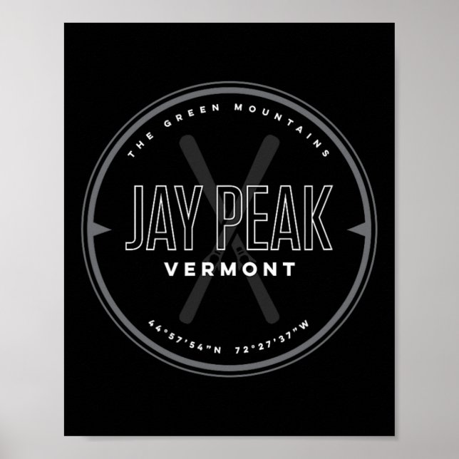 Jay Peak Vermont Ski Poster (Framsidan)