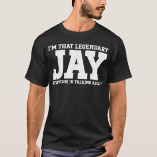 Jay Personnamn Roligt Jay roligt T Shirt