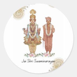 Jay Shri Swaminarayan Runt Klistermärke