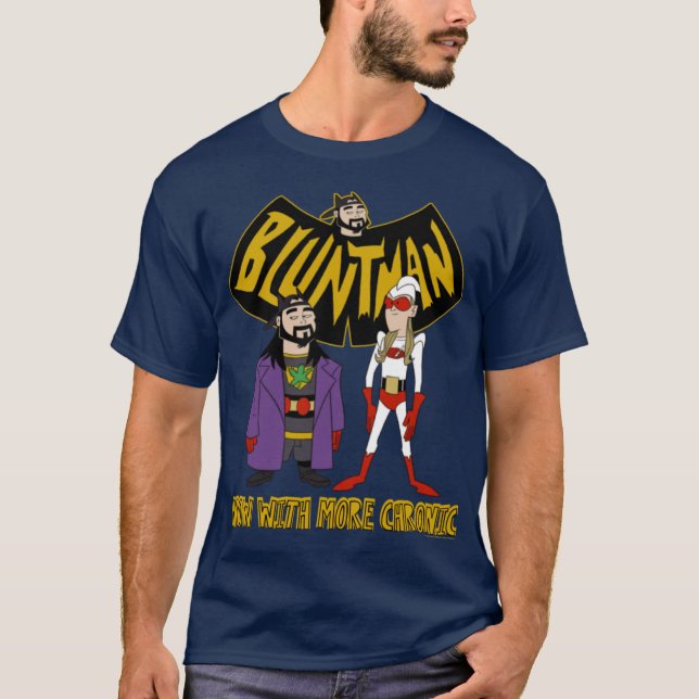 Jay Silent Bob Bluntman Now With More Chronic Post T Shirt (Framsida)