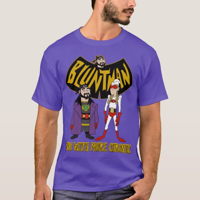 Jay Silent Bob Bluntman Now With More Chronic Post T Shirt (Framsida)