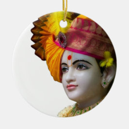Jay Swaminarayan Julgransprydnad Keramik