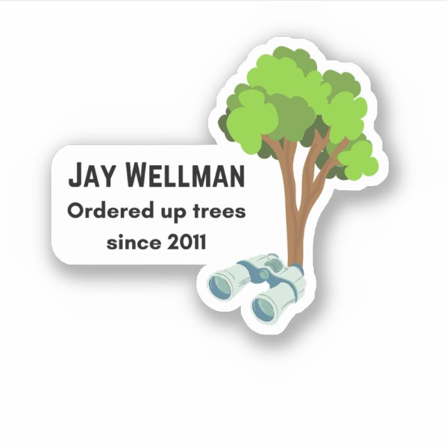 Jay Wellman Sticker Klistermärken (Framsida)